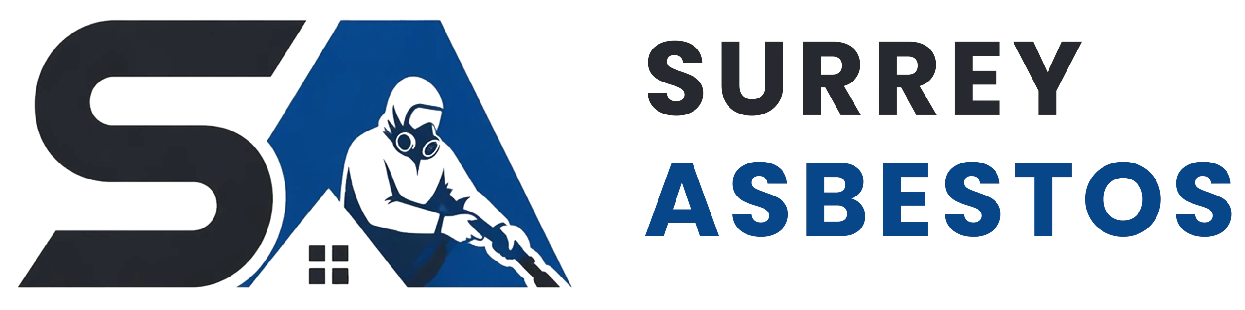 Official Surrey Asbestos Solutions logo representing certified asbestos surveying, sampling, and remediation services.