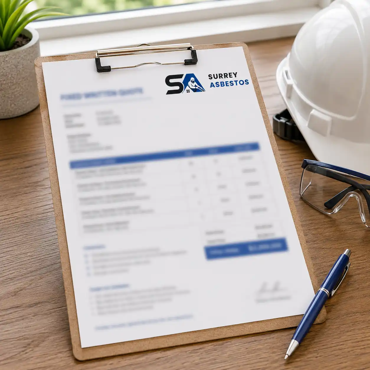 Fixed Asbestos Removal Quote Surrey